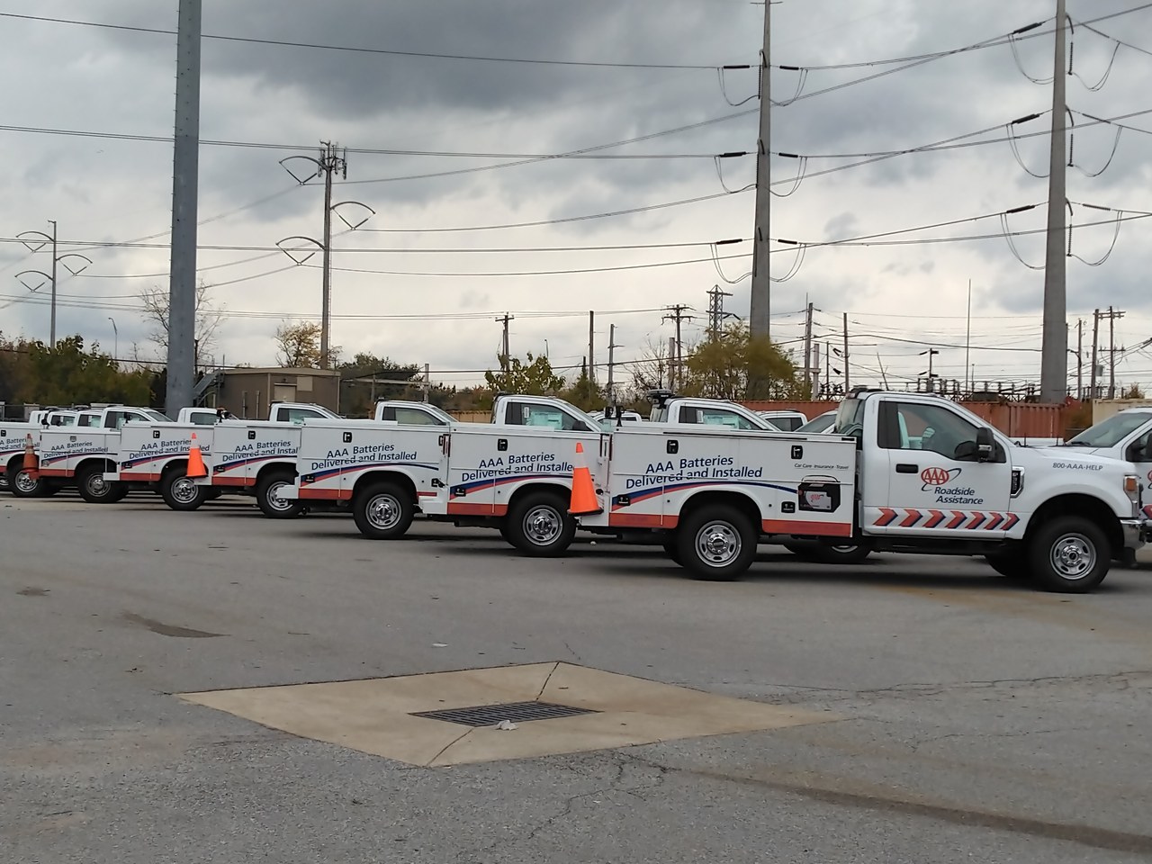 AAA Roadside Assistance Battery Truck Fleet Lineup