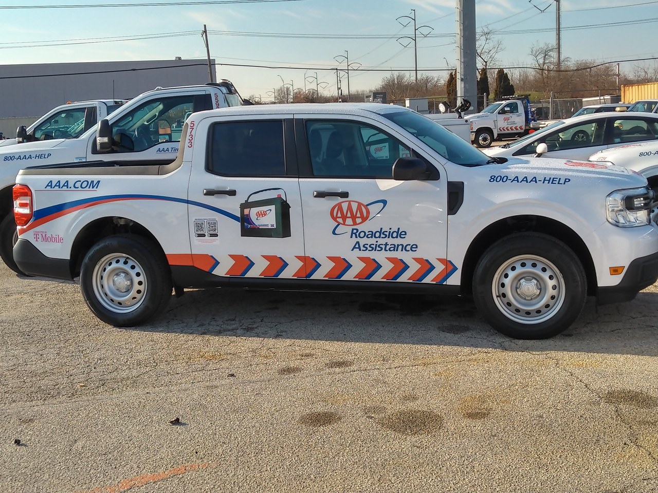 AAA Roadside Assistance Ford Maverick Full Side