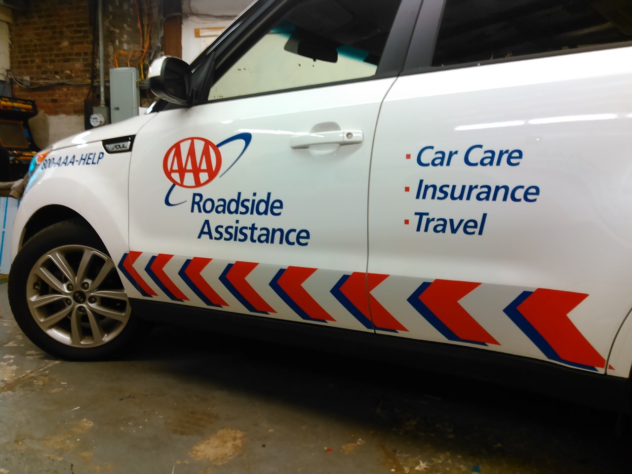 AAA Roadside Assistance Kia Soul In Shop