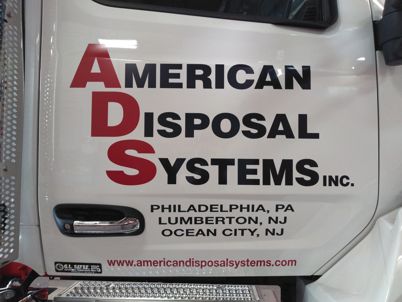 American Disposal Systems Inc Truck Door