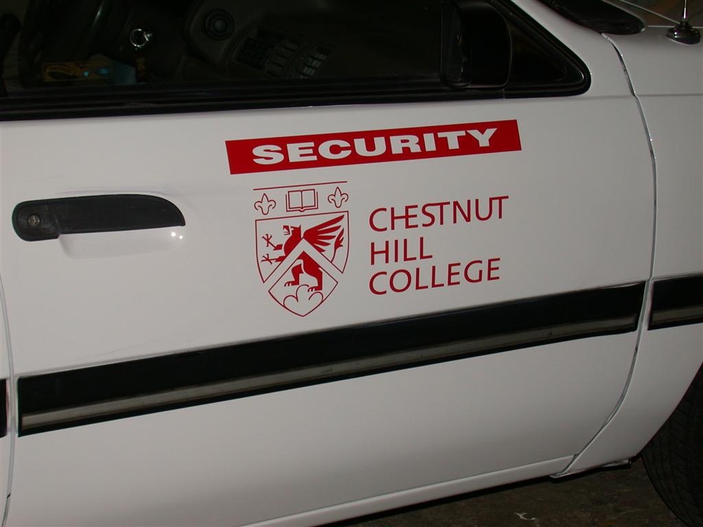 Chestnut Hill College Security Sedan