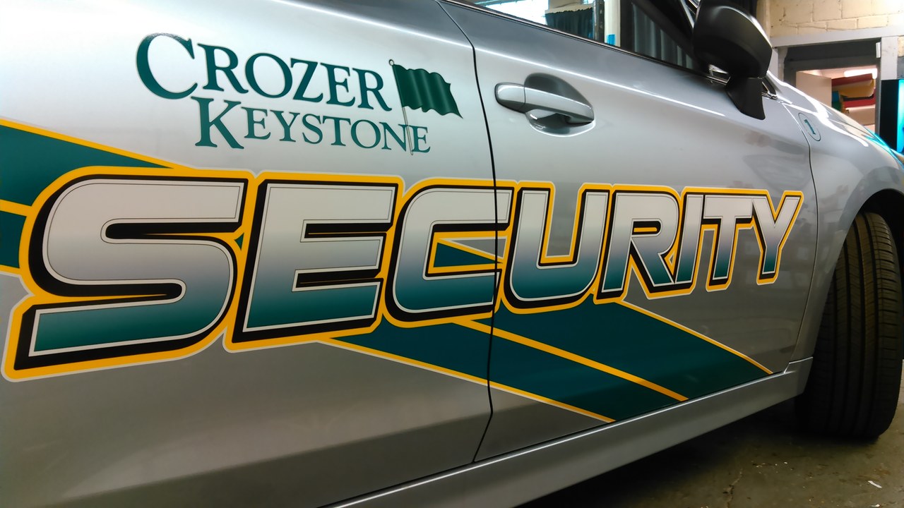 Crozer Keystone Security Car Wrap