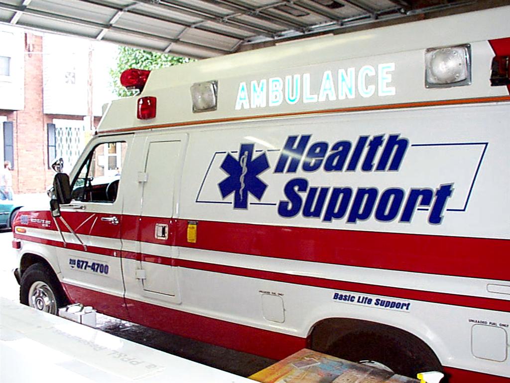 Health Support BLS Ambulance Red Stripe