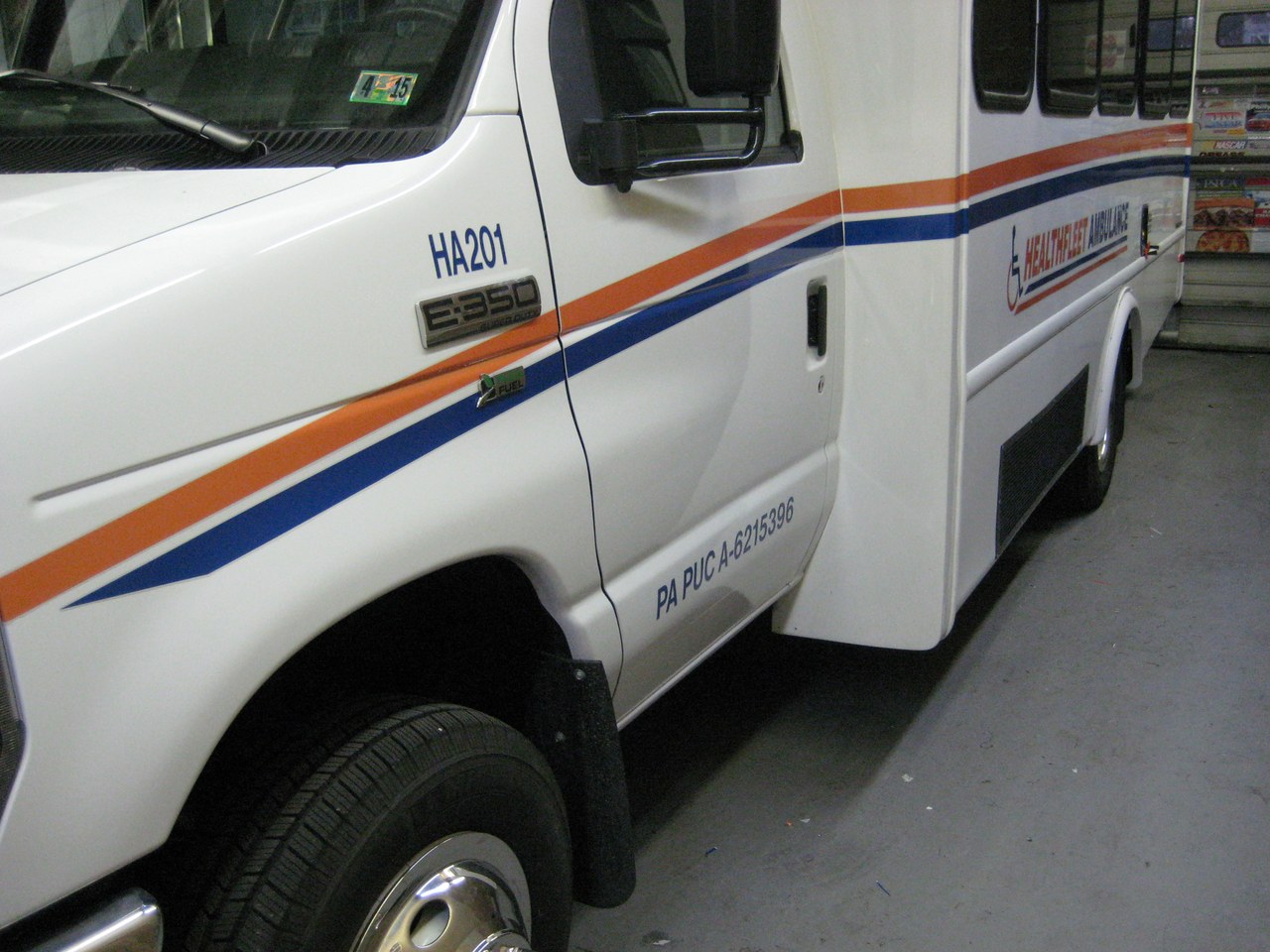 Healthfleet Ambulance E350 Door Side