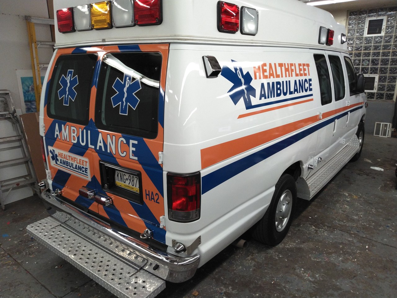 Healthfleet Ambulance E350 HA2 Rear Quarter