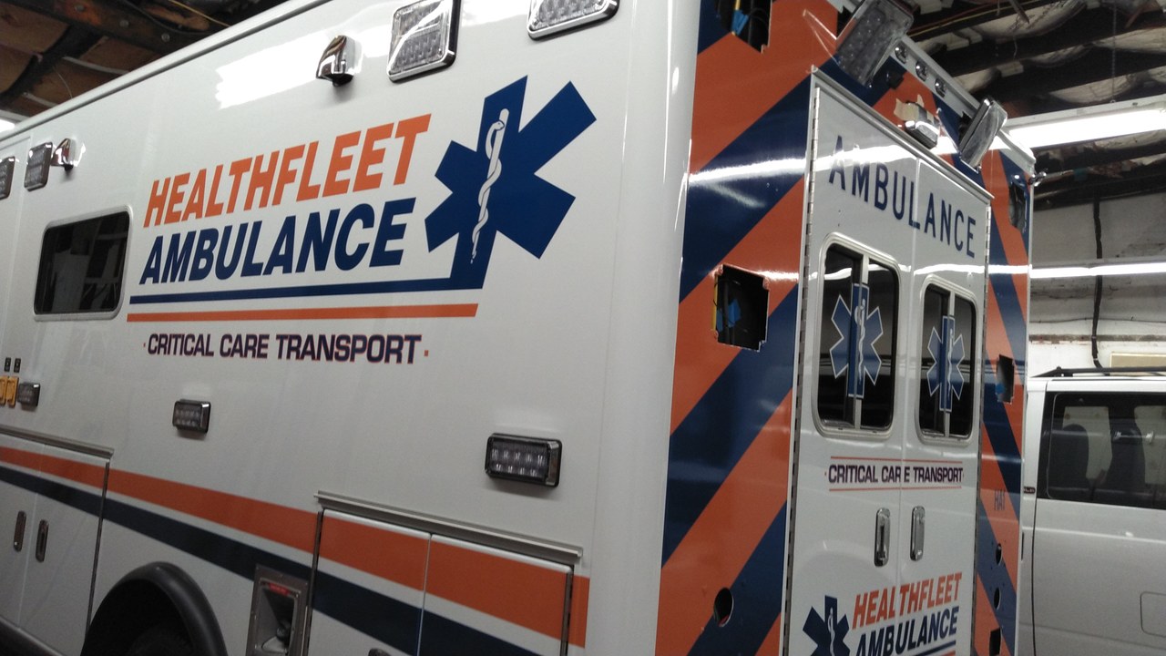 Healthfleet Ambulance Type III HA1 Side Close Up