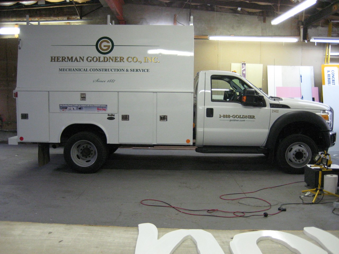 Herman Goldner Co Inc F550 Service Truck