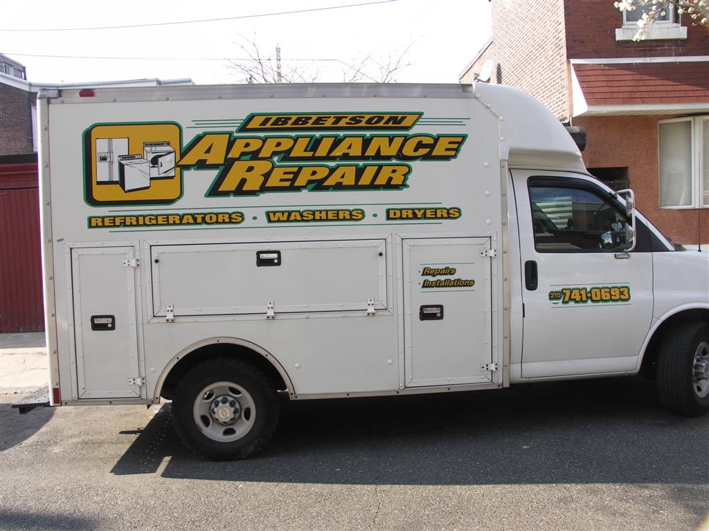 Ibbetson Appliance Repair Service Truck