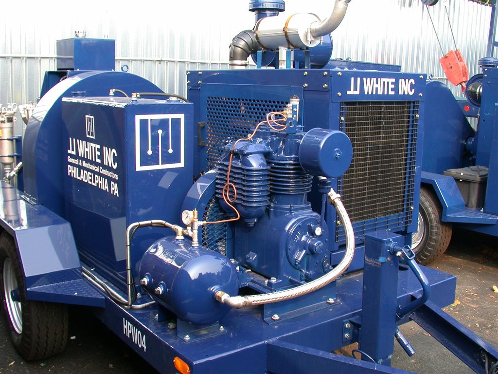 JJ White Inc Air Compressor Trailer