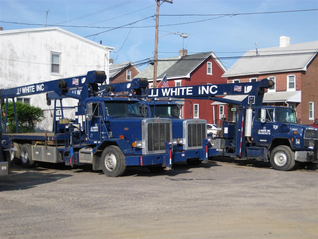 JJ White Inc Crane Trucks