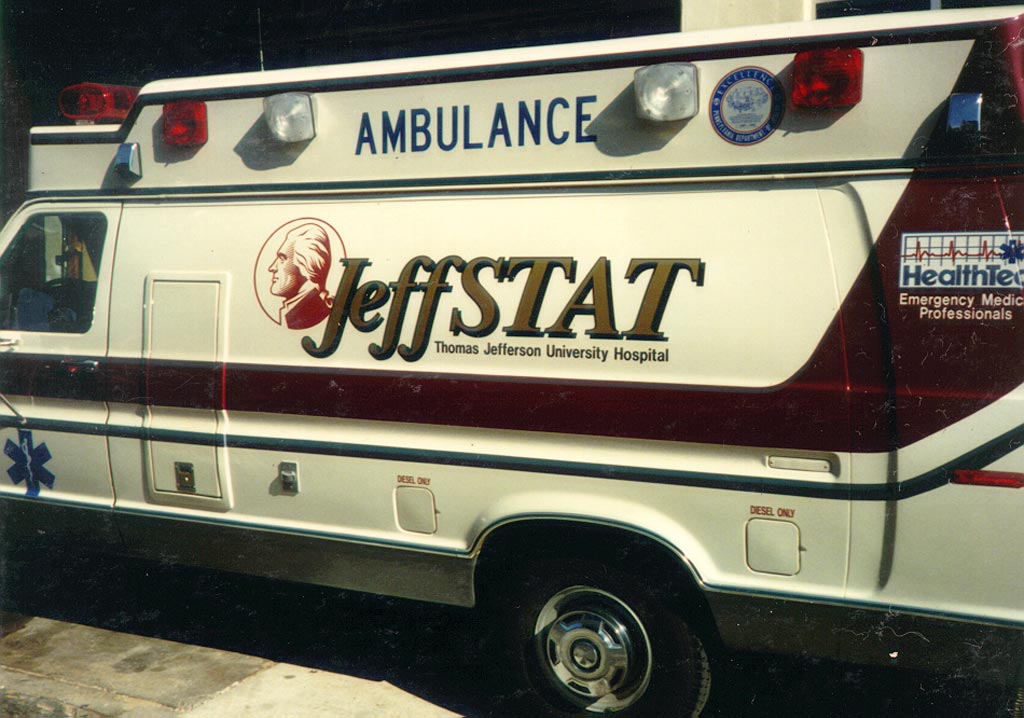 JeffSTAT Thomas Jefferson University Hospital Ambulance