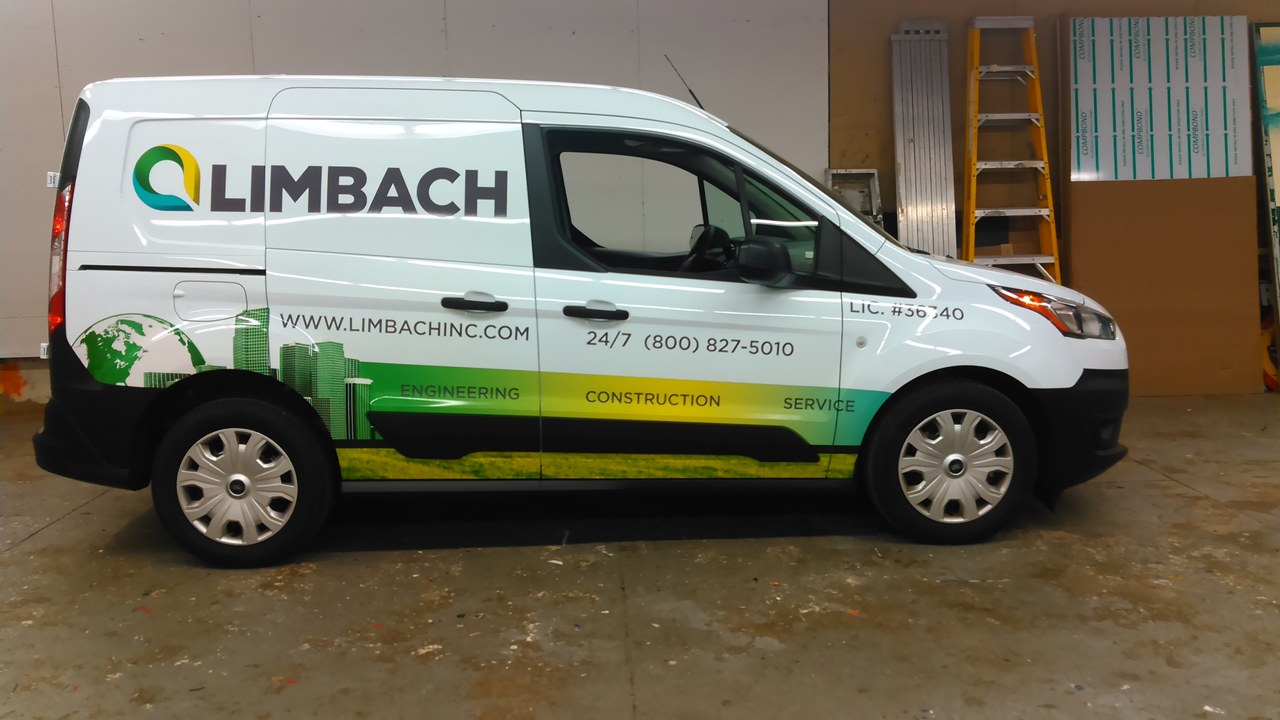 Limbach Ford Transit Connect Van Wrap
