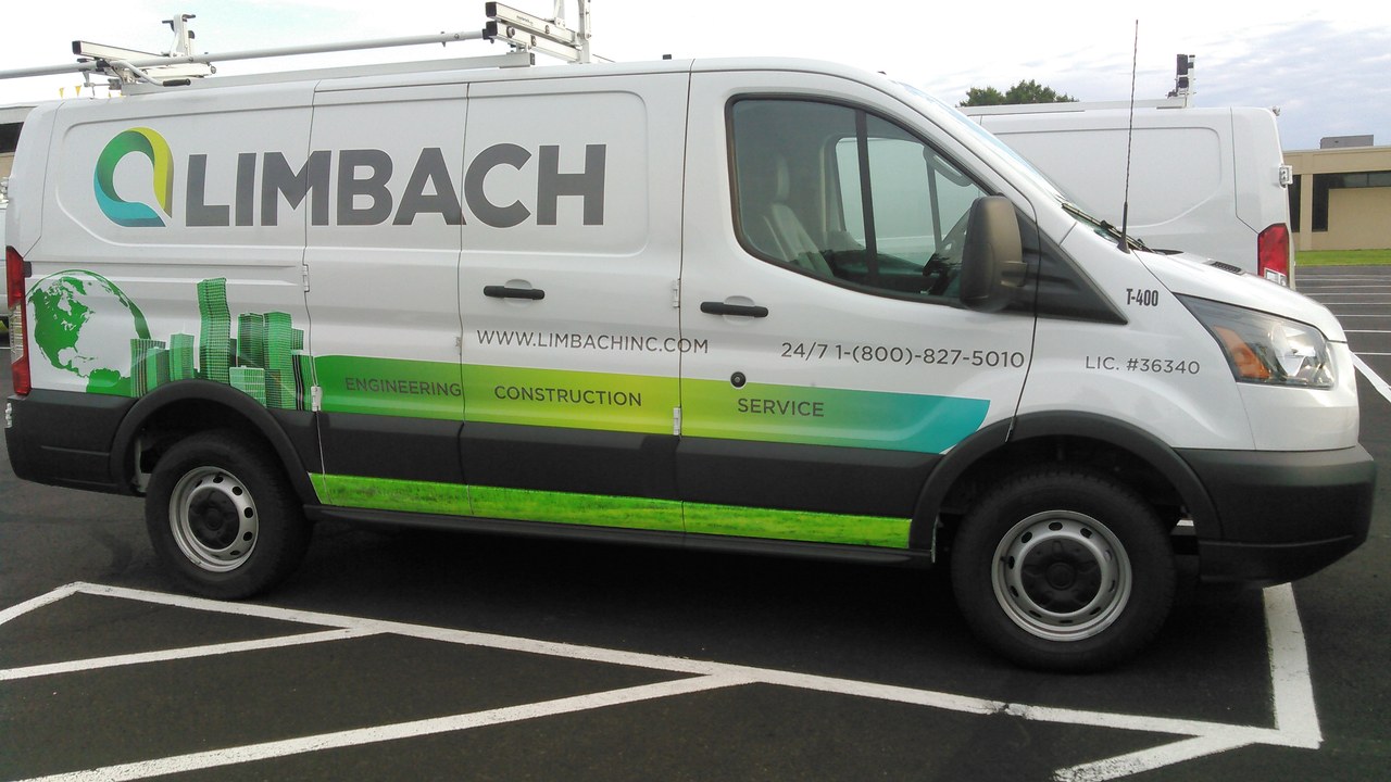 Limbach Ford Transit Van Wrap