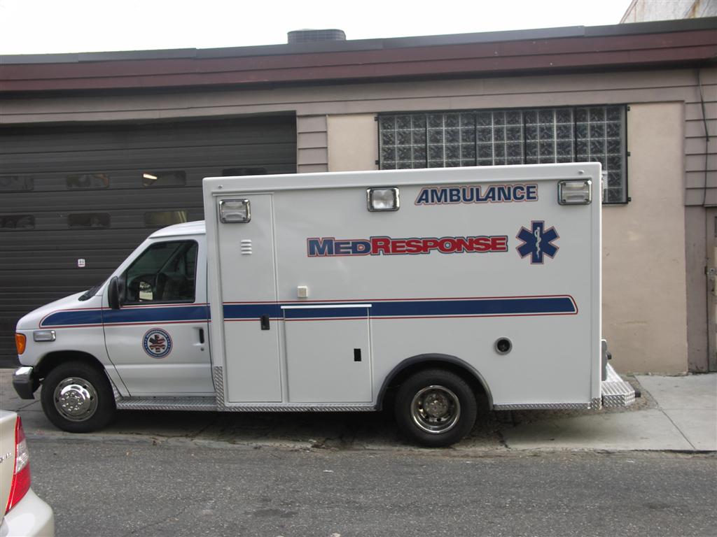 MedResponse Ambulance Box Truck Driver Side