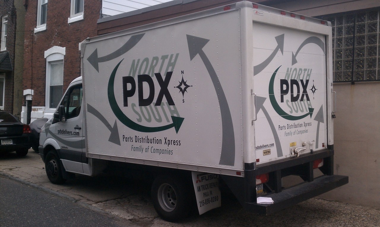 PDX Parts Distribution Xpress Box Truck