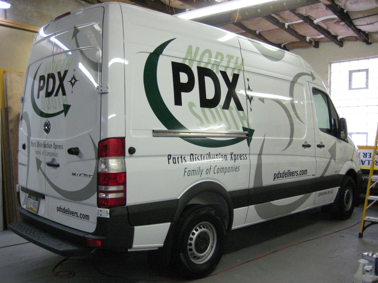 PDX Parts Distribution Xpress Sprinter Van Rear