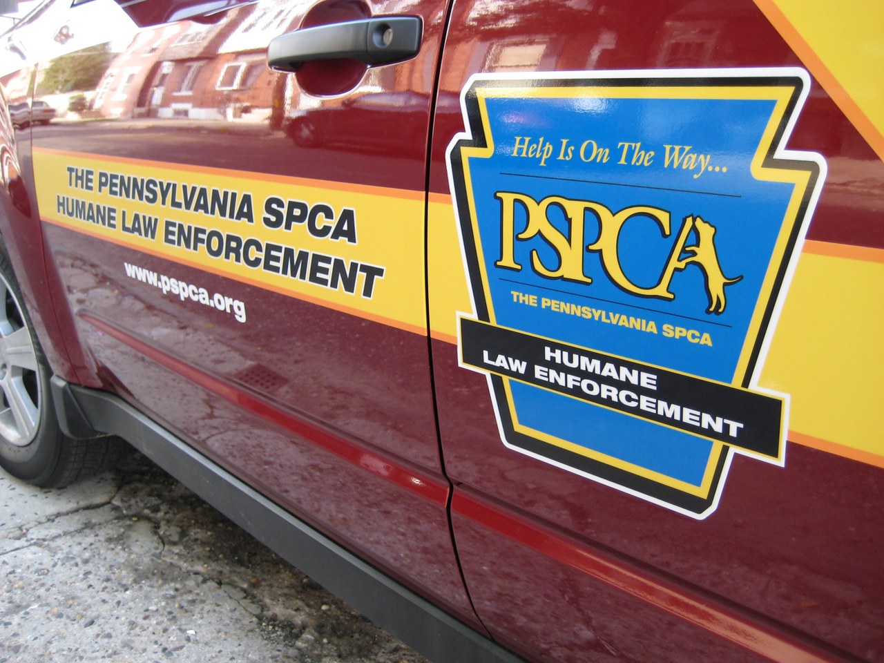 PSPCA Humane Law Enforcement SUV Door