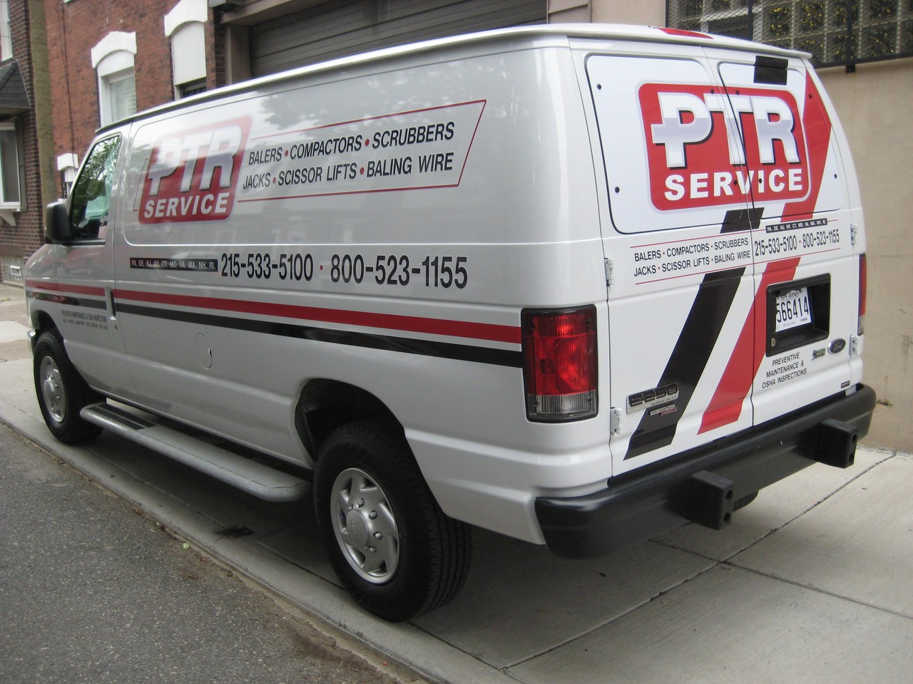 PTR Service Ford E350 Van Rear Quarter