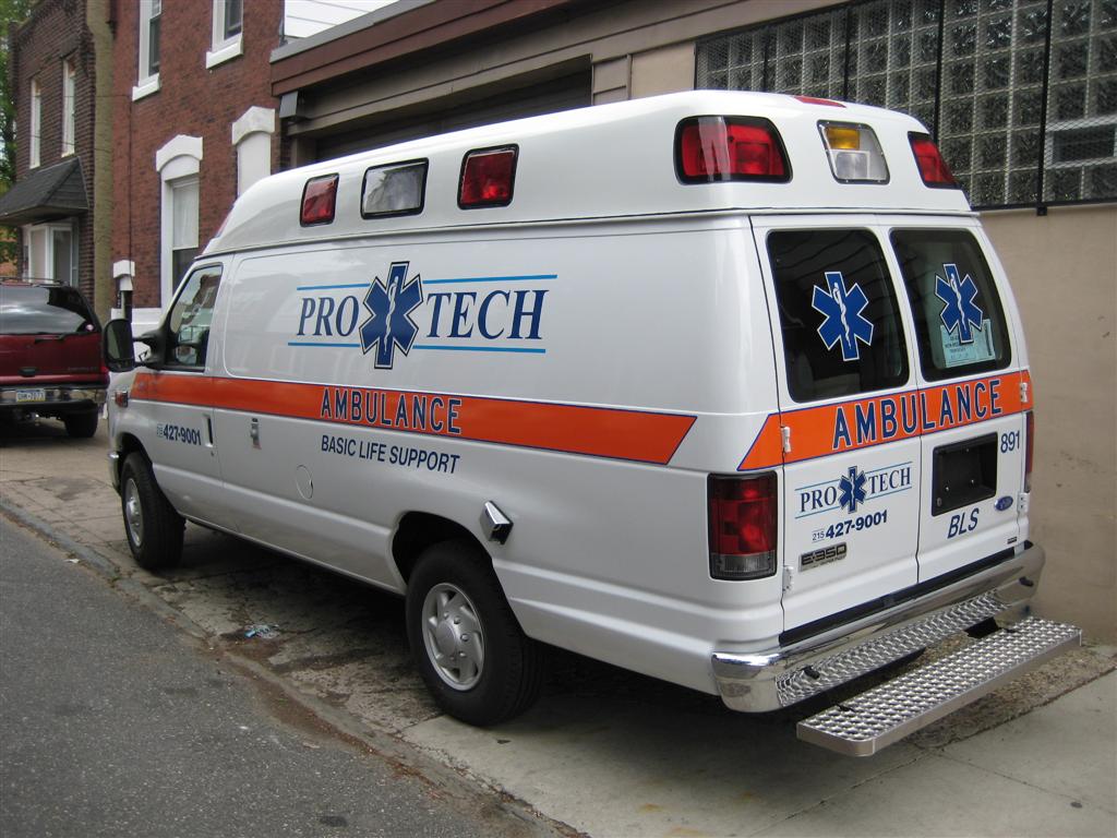 Pro Tech Ambulance BLS Orange Stripe Ford