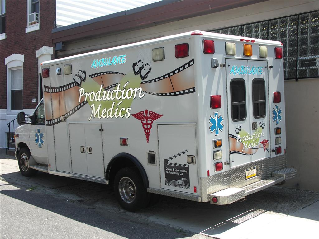 Production Medics PA Paramedic Ambulance Film Strip Wrap