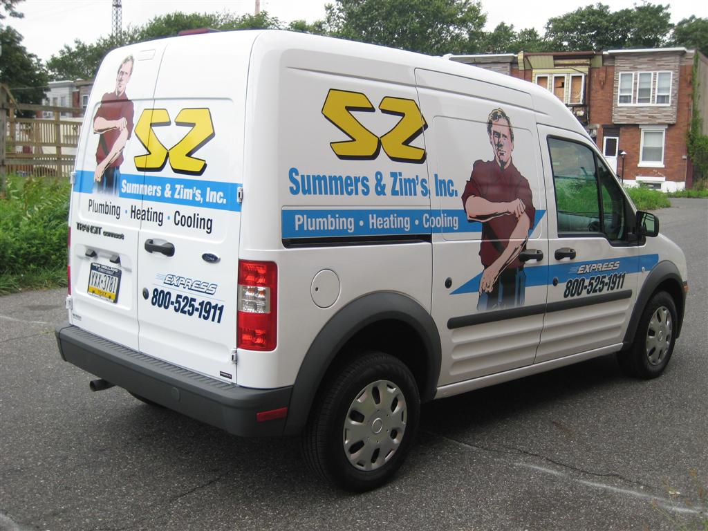 Summers And Zims Transit Connect Van