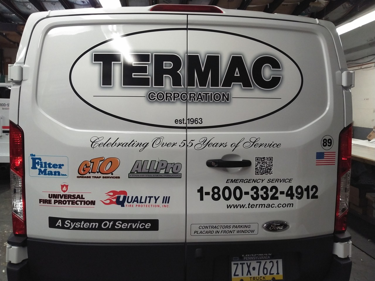 Termac Corporation Ford Transit Van Rear Doors