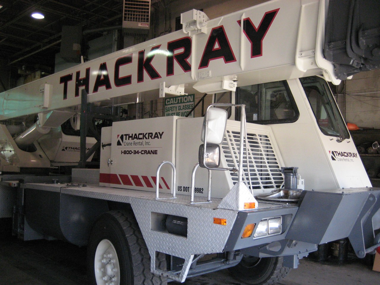 Thackray Crane Rental Mobile Crane Cab Side View