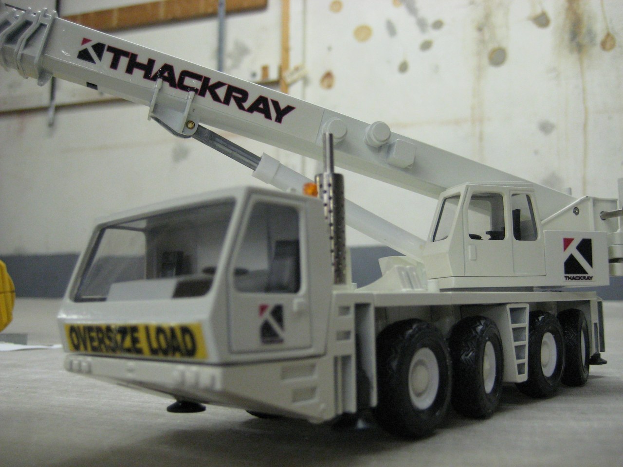 Thackray Crane Rental Scale Model Compact Crane Front Side