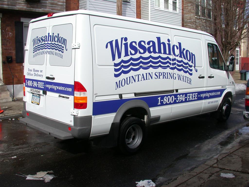 Wissahickon Mountain Spring Water Sprinter Van