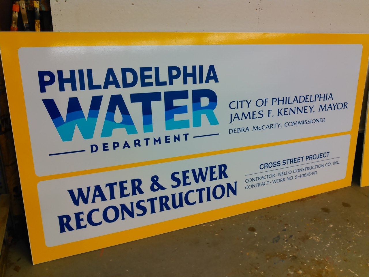 Philadelphia Water Department Water And Sewer Reconstruction Cross Street