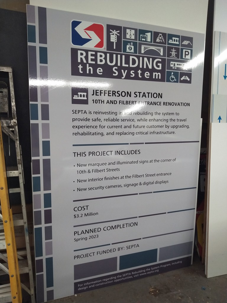 SEPTA Jefferson Station 10th And Filbert Entrance Renovation