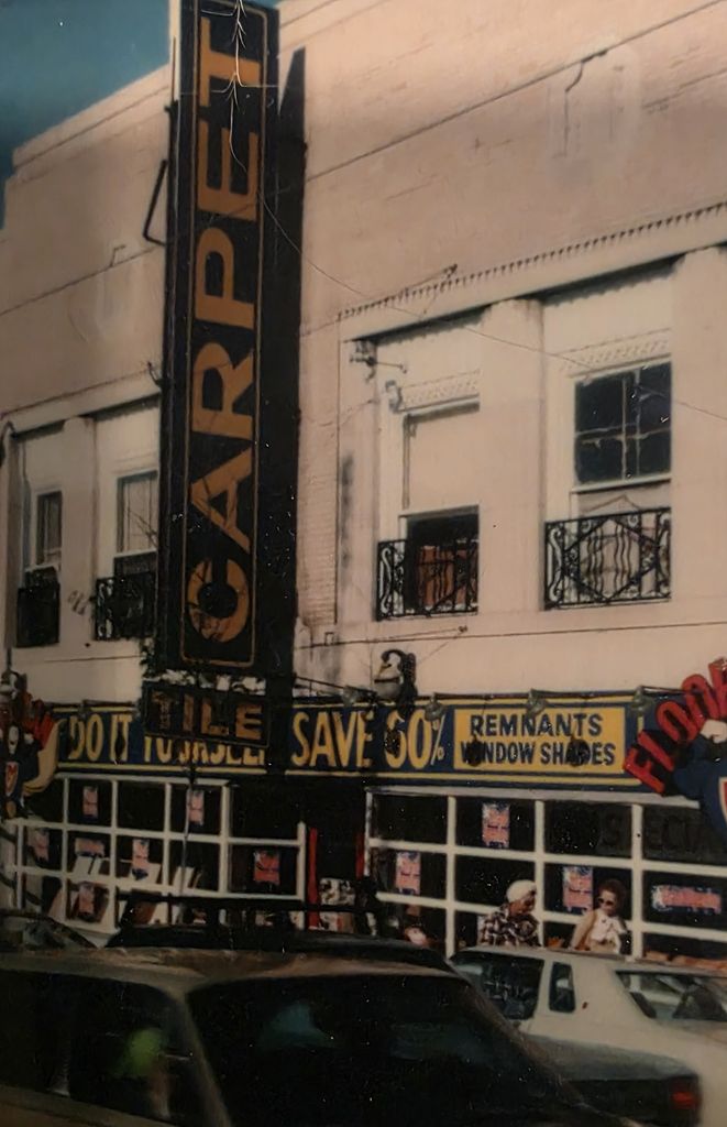 carpet remnants save signage