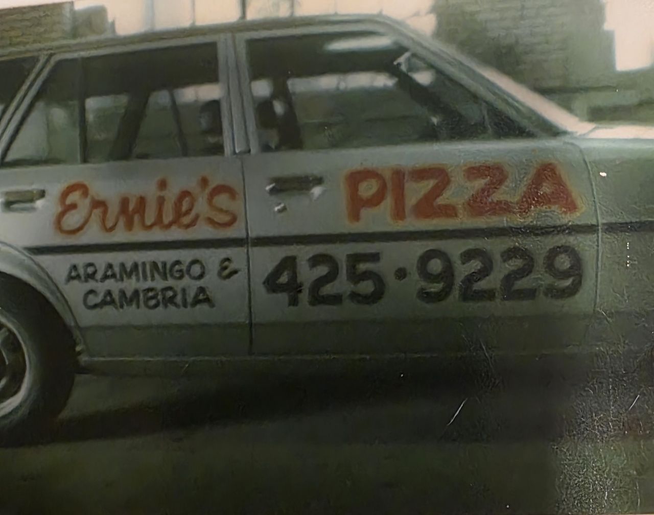 ernies pizza vehicle