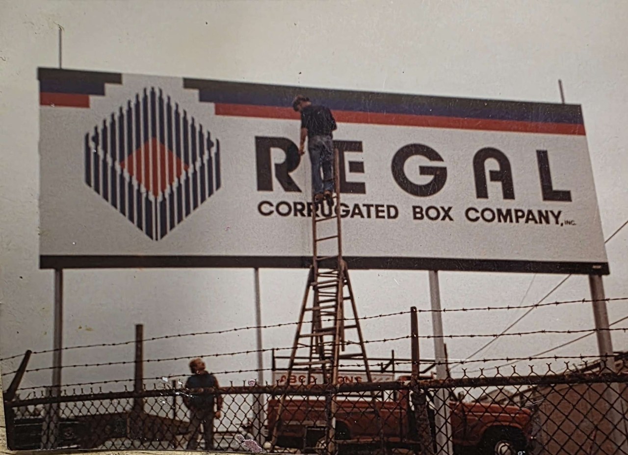 regal corrugated box company billboard