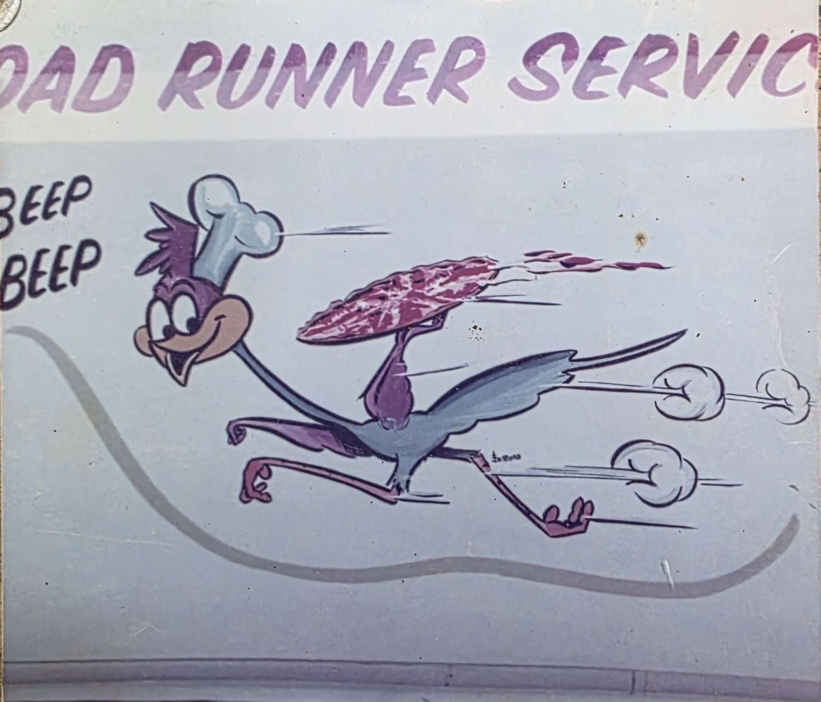 road runner service truck graphic