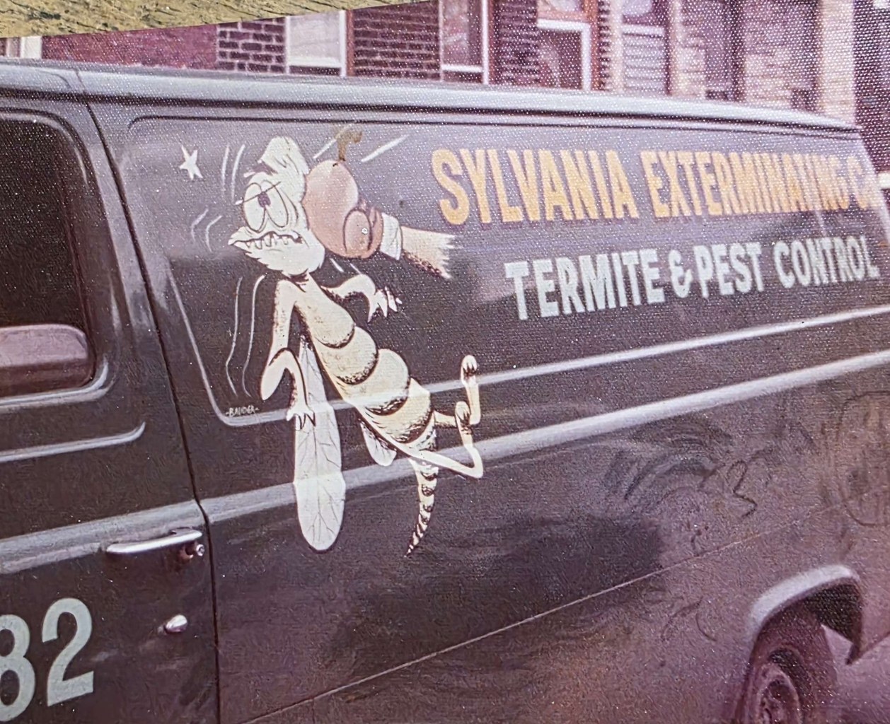 sylvania exterminating termite pest control van