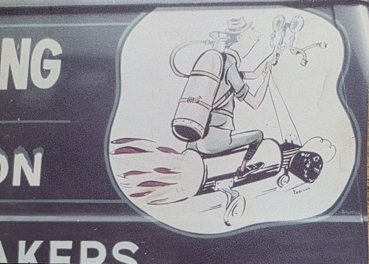 welding van panel cartoon