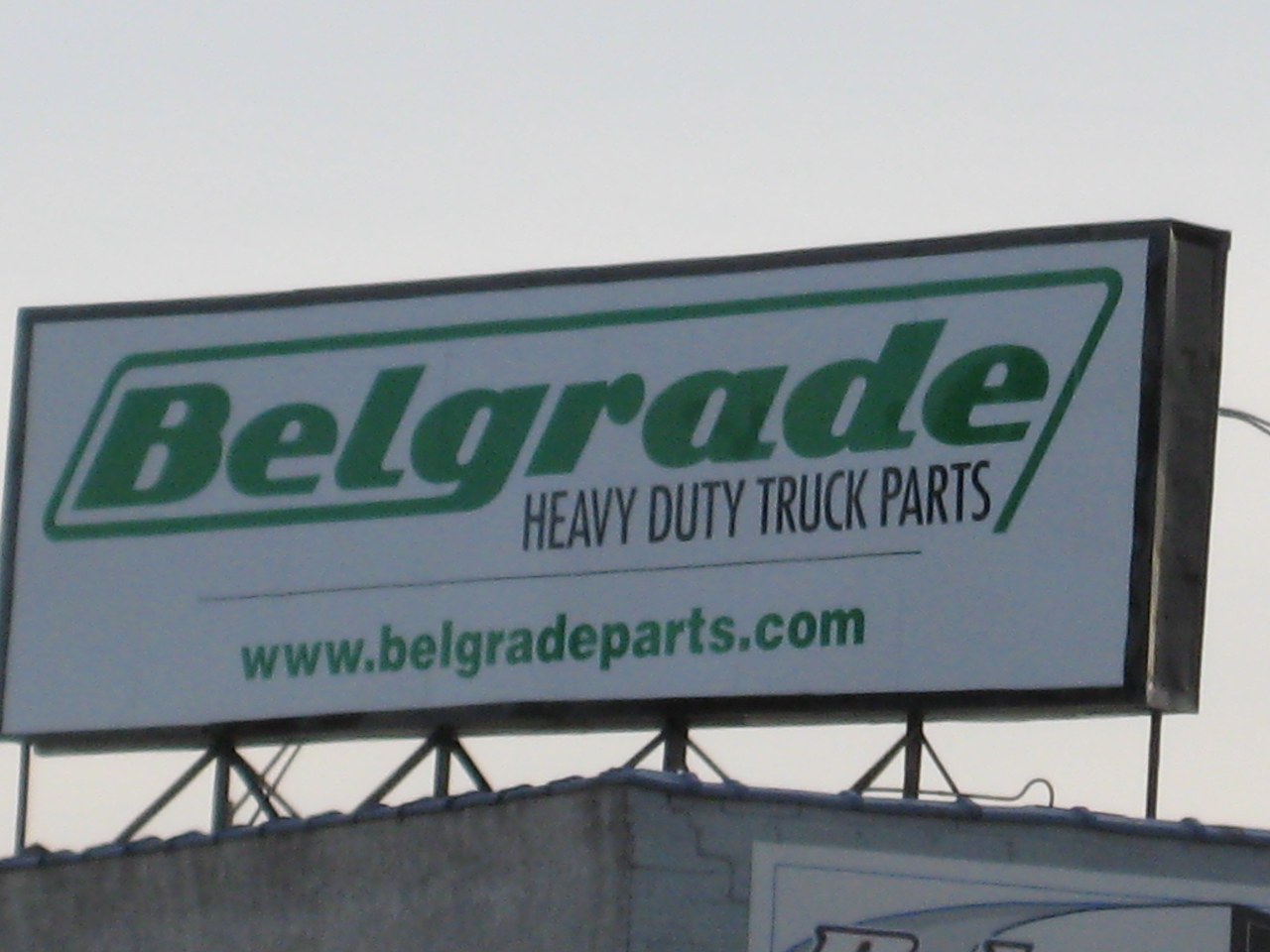 Belgrade Heavy Duty Truck Parts Billboard