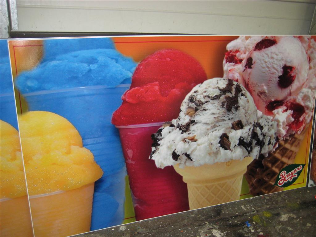 Breyers Water Ice And Ice Cream Cones Photo Panel
