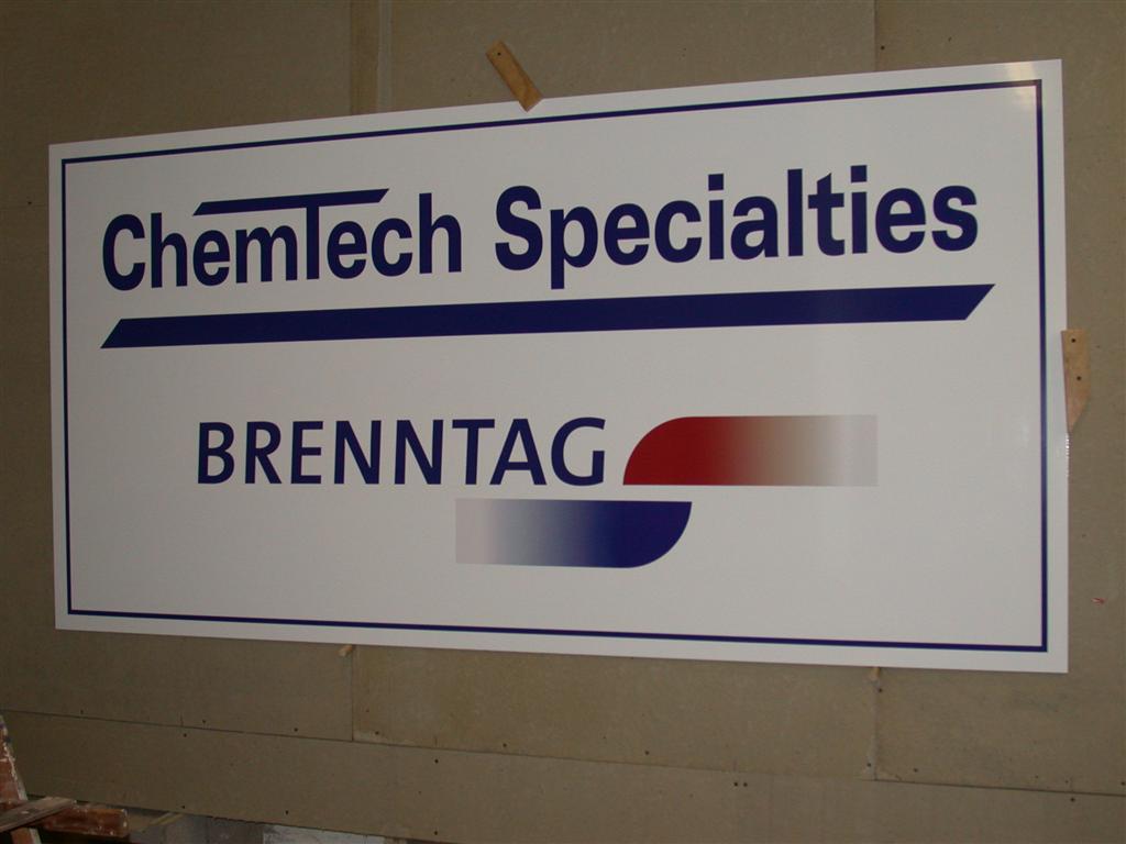 ChemTech Specialties Brenntag Corporate Sign