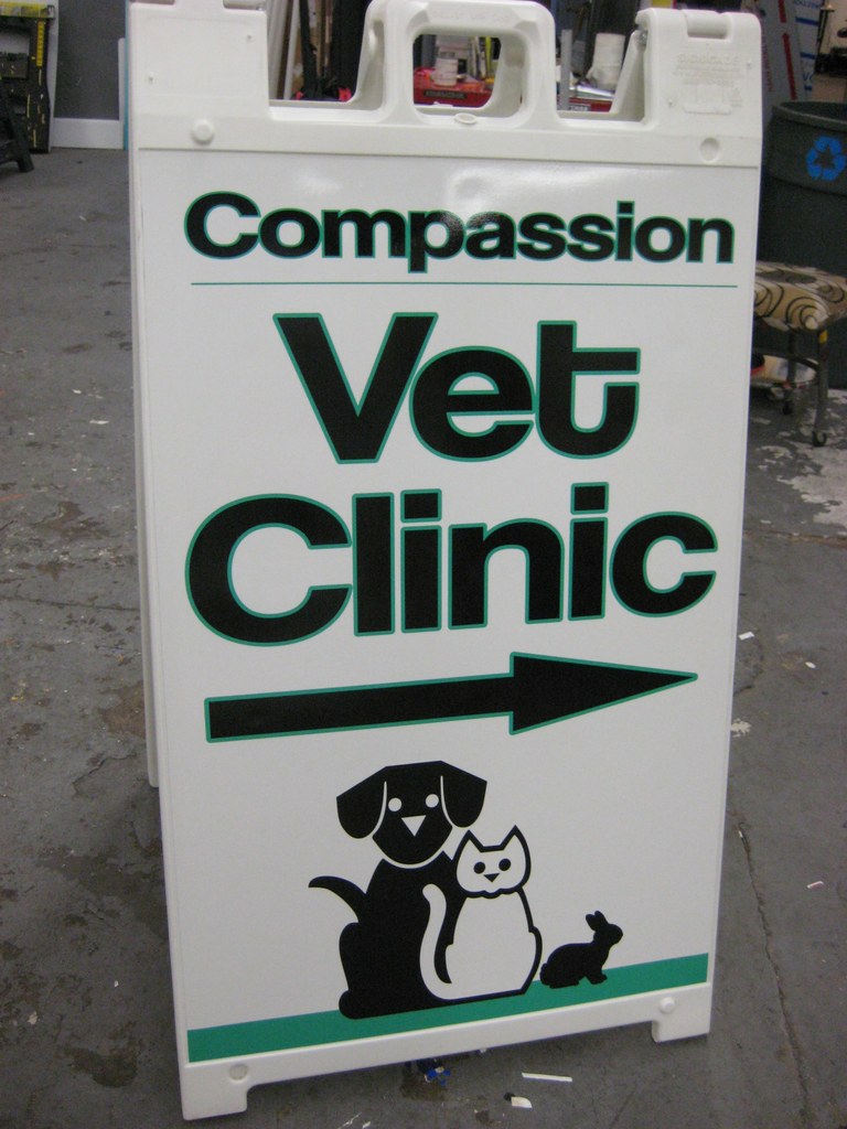 Compassion Vet Clinic A Frame Sign