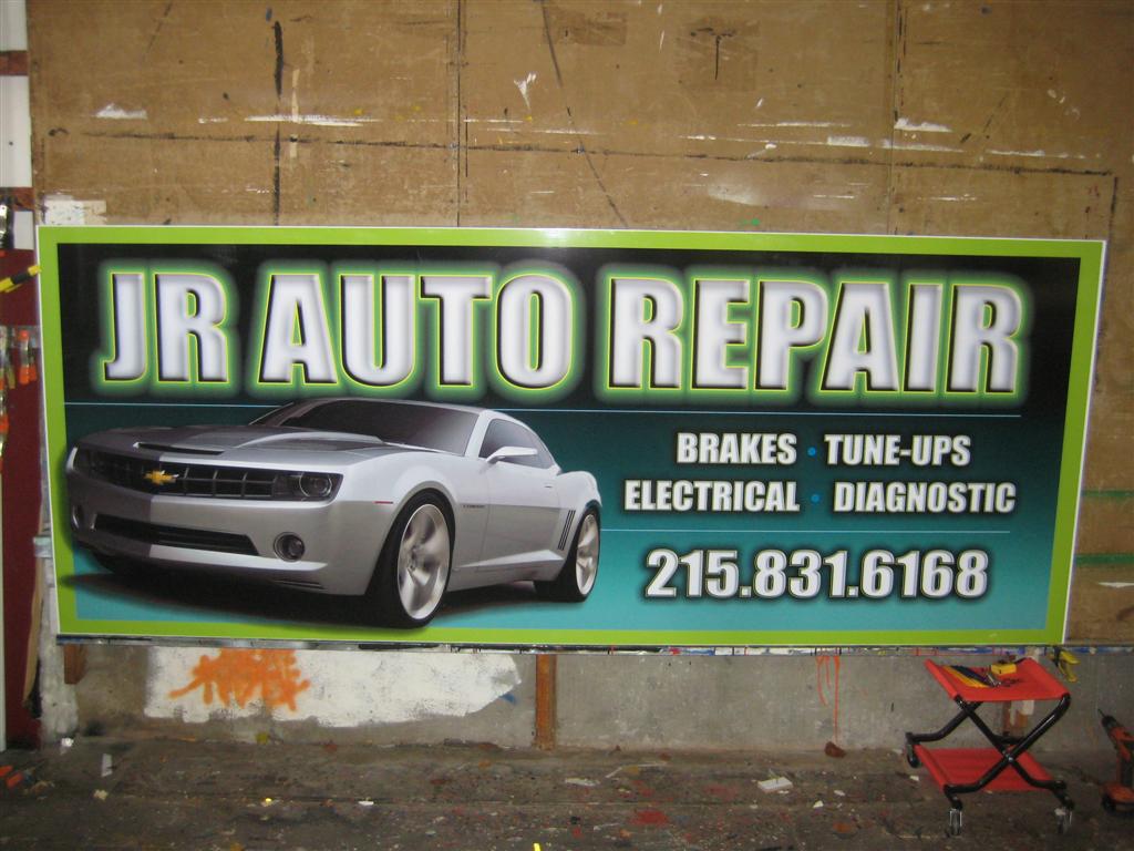 JR Auto Repair Brakes Tuneups Electrical Diagnostic Sign
