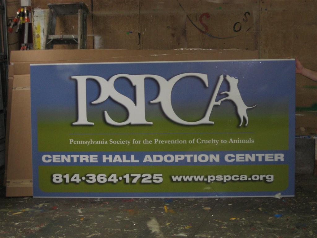 PSPCA Centre Hall Adoption Center Sign