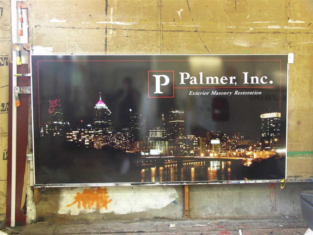 Palmer Inc Exterior Masonry Restoration City Skyline Sign
