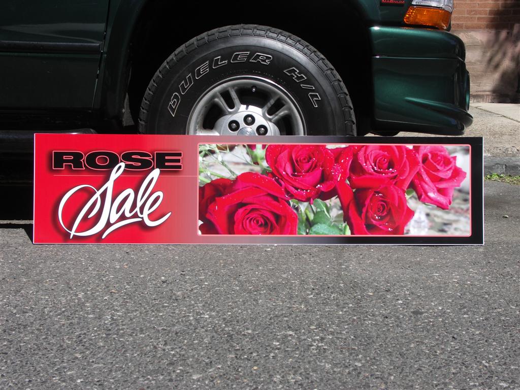 Rose Sale Red Roses Nursery Banner Sign
