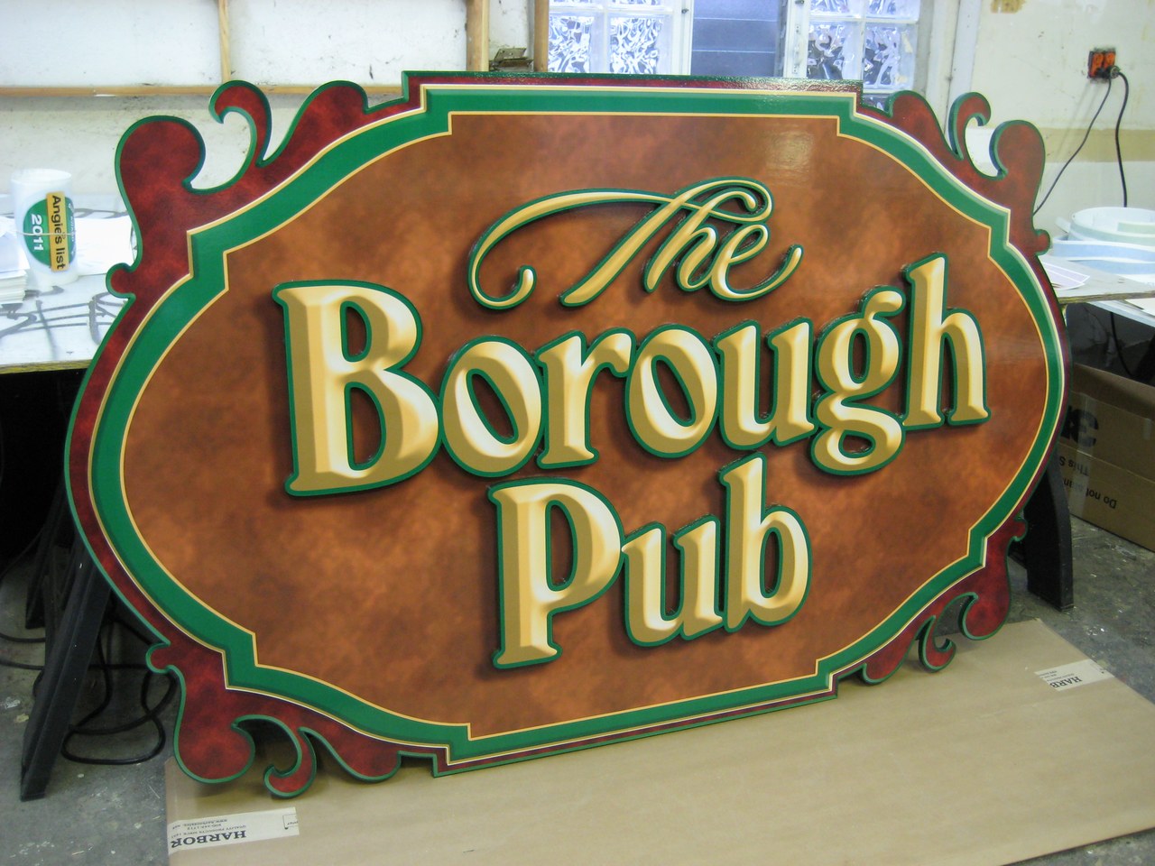 The Borough Pub Sign