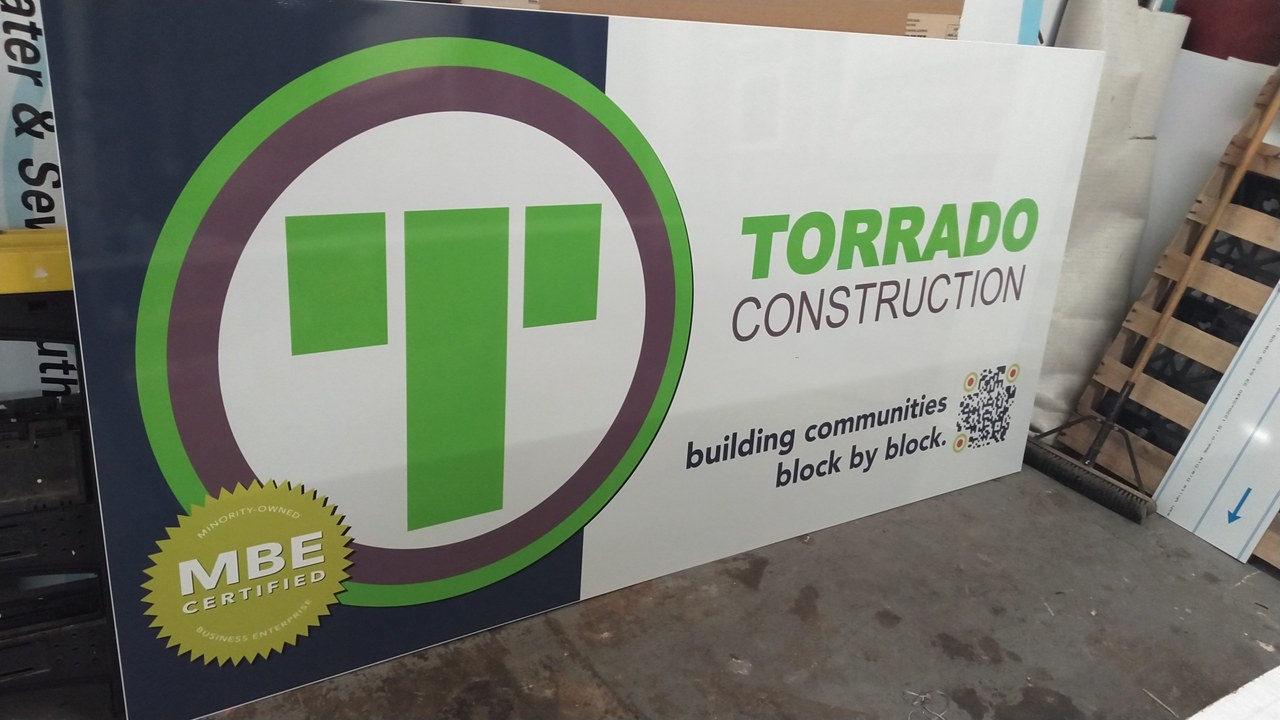 Torrado Construction Sign