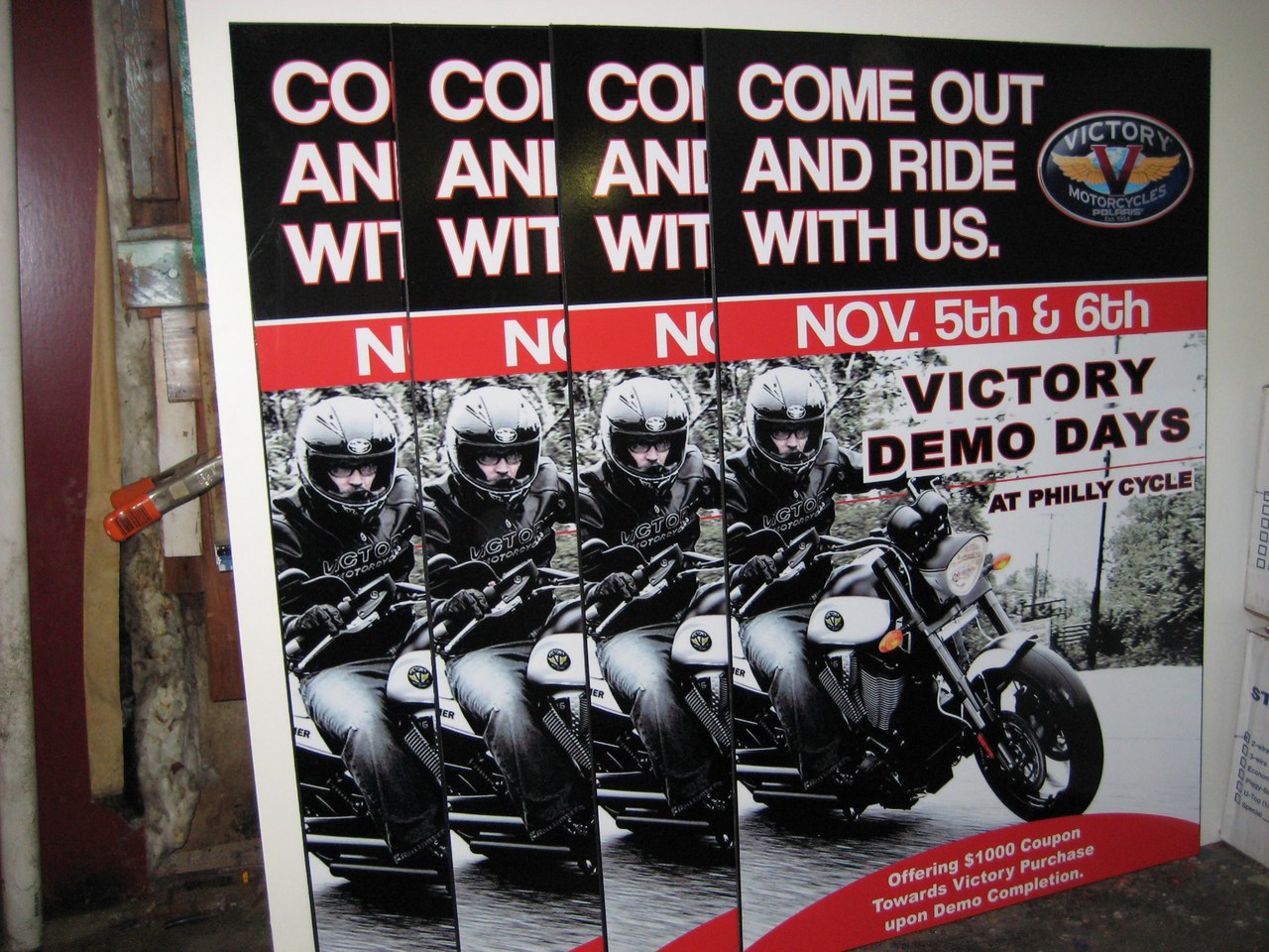 Victory Motorcycles Demo Days Philly Cycle Banners