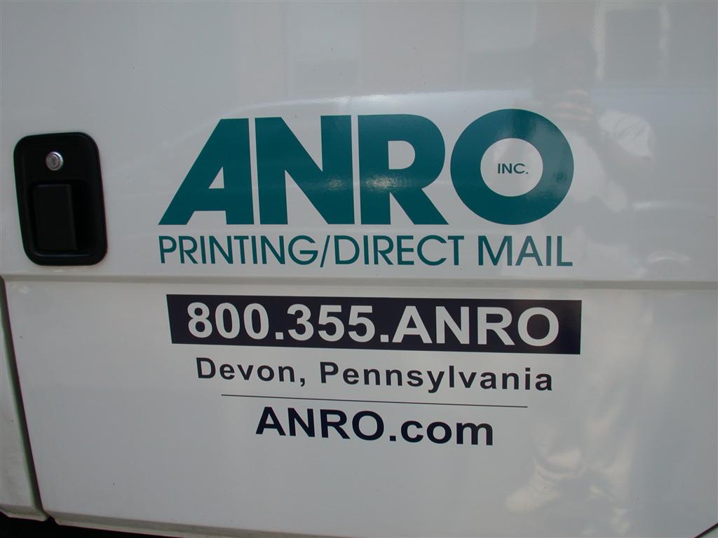 ANRO Inc Printing Van