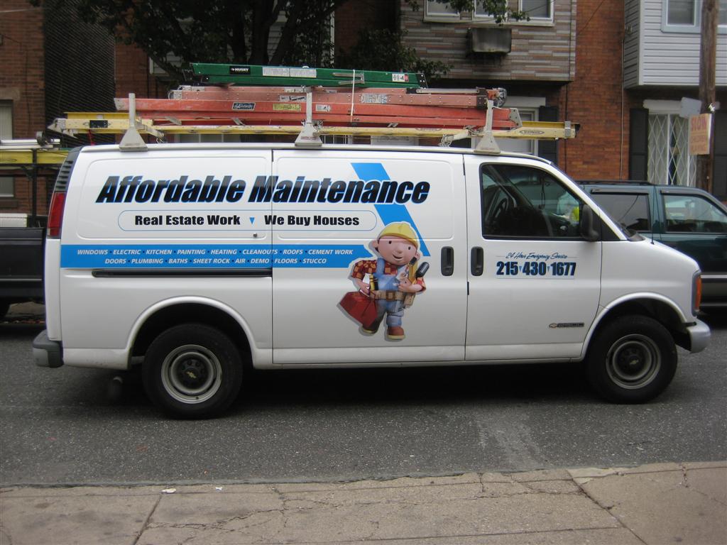 Affordable Maintenance Van
